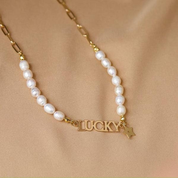 Stay in Indy Lucky Pearl Necklace